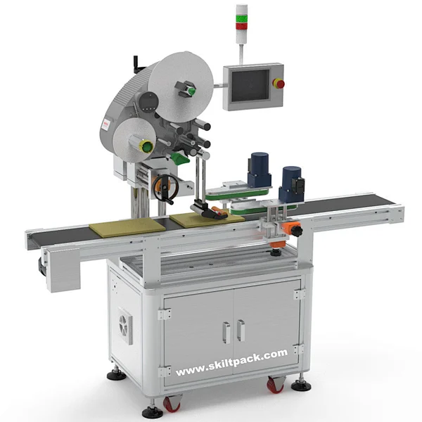 Top surface labeler