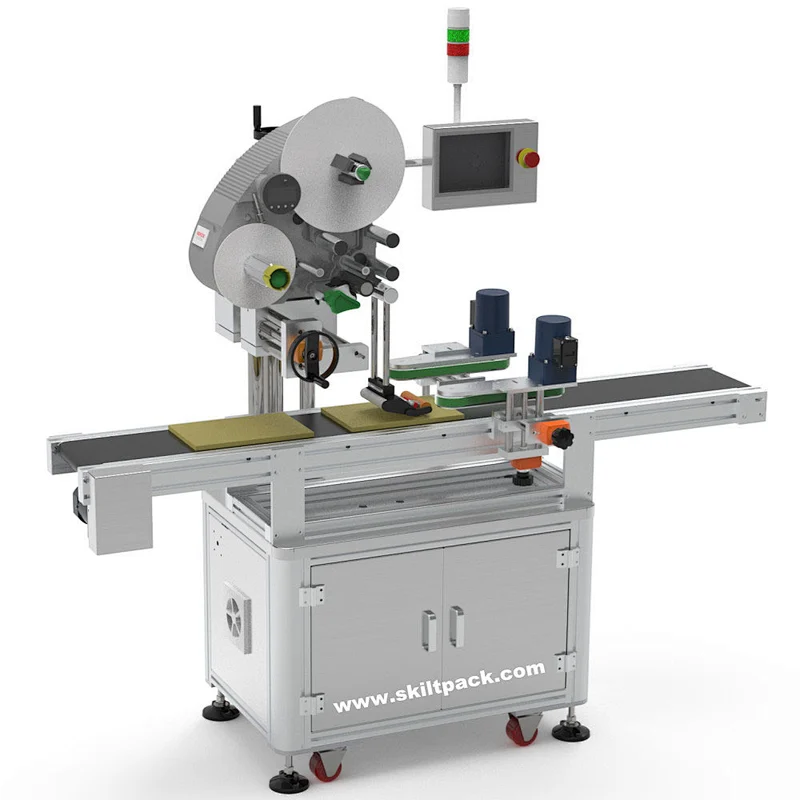Top surface labeler