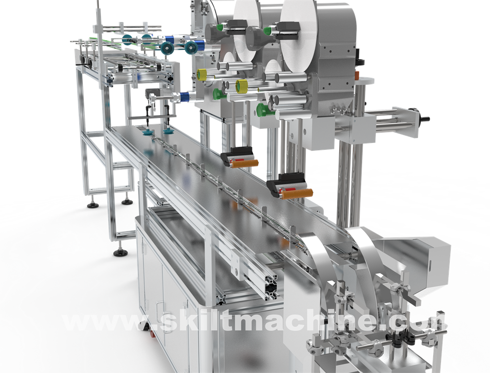 fruit clamshell labeling machine l cherry clamshell labeling machine