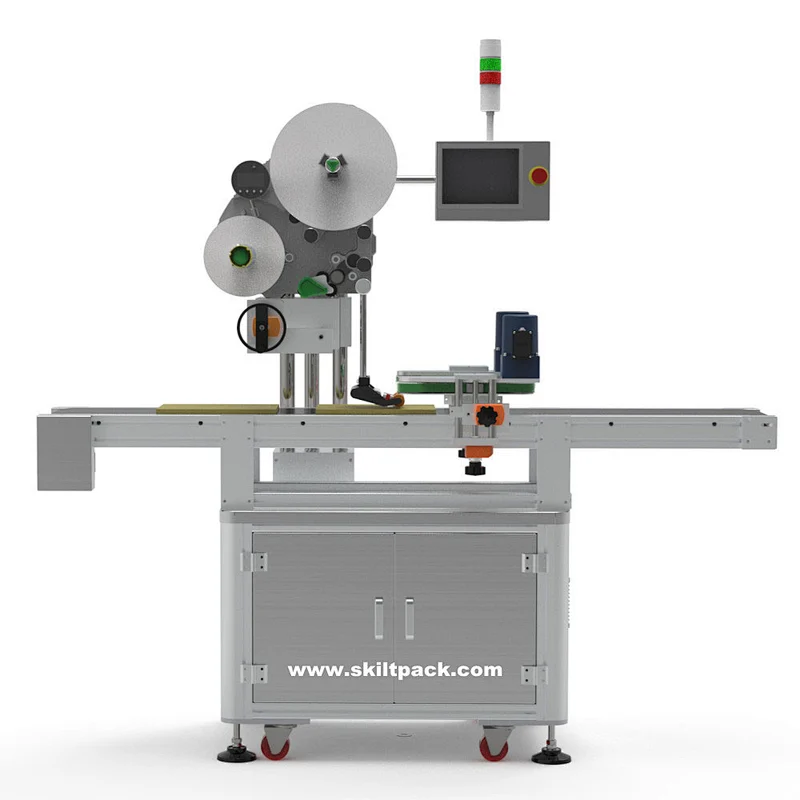 Top surface labeler