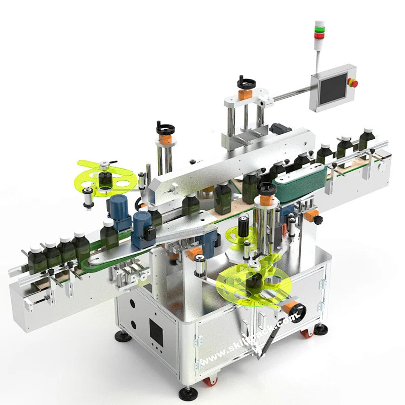 Front & back labeler
