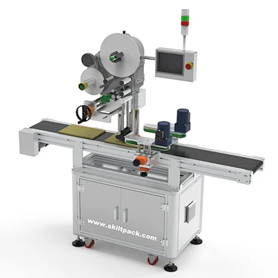 Top surface labeler