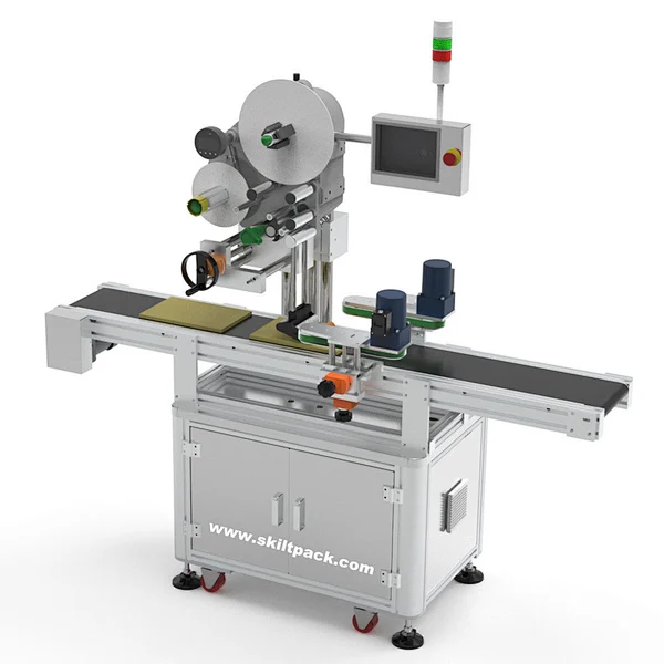 Top surface labeler