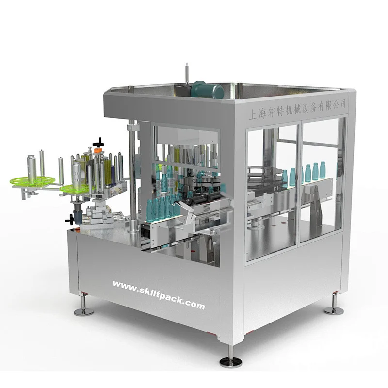 Square Bottle/Cans Rotary Way Labeler