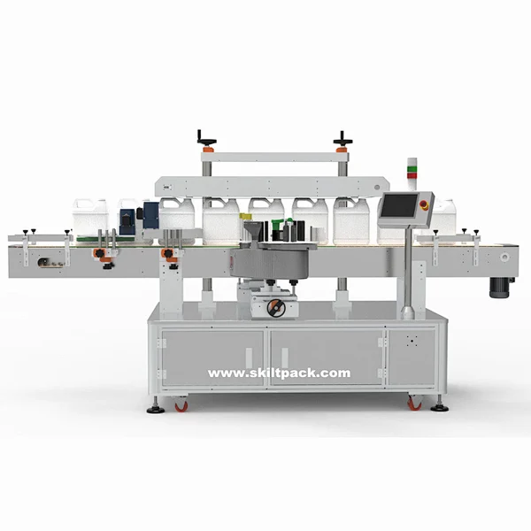 Front & back labeler