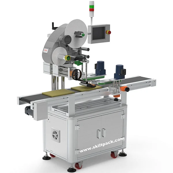 Top surface labeler