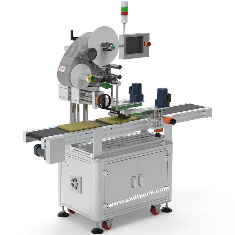 Top surface labeler