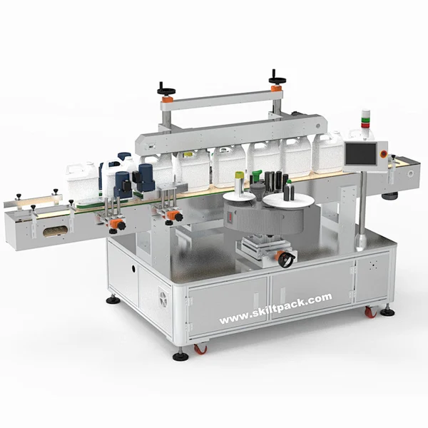 Front & back labeler