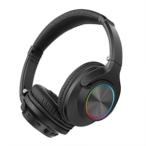 Over-ear Headset Wireless Gaming Headphone With RGB LED Light Headphones