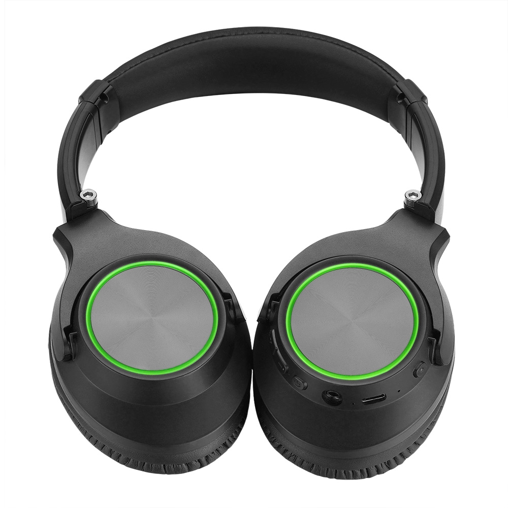 Over-ear Headset Wireless Gaming Headphone With RGB LED Light Headphones