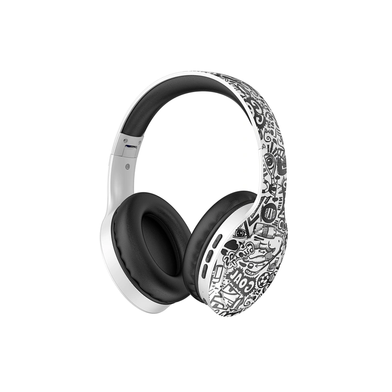Over ear foldable bluetooth wireless headset
