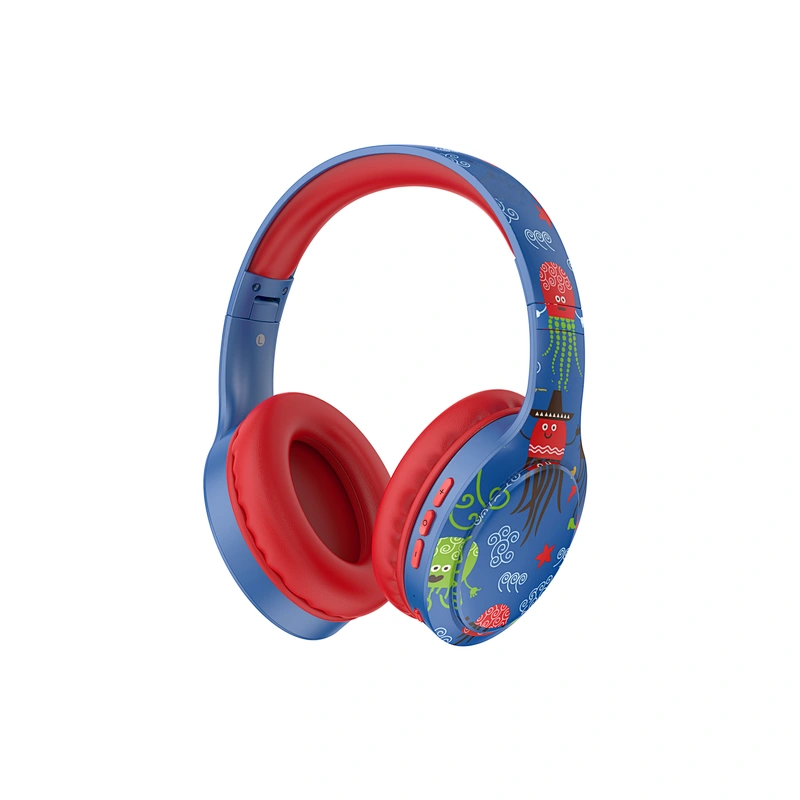 Over ear foldable bluetooth wireless headset