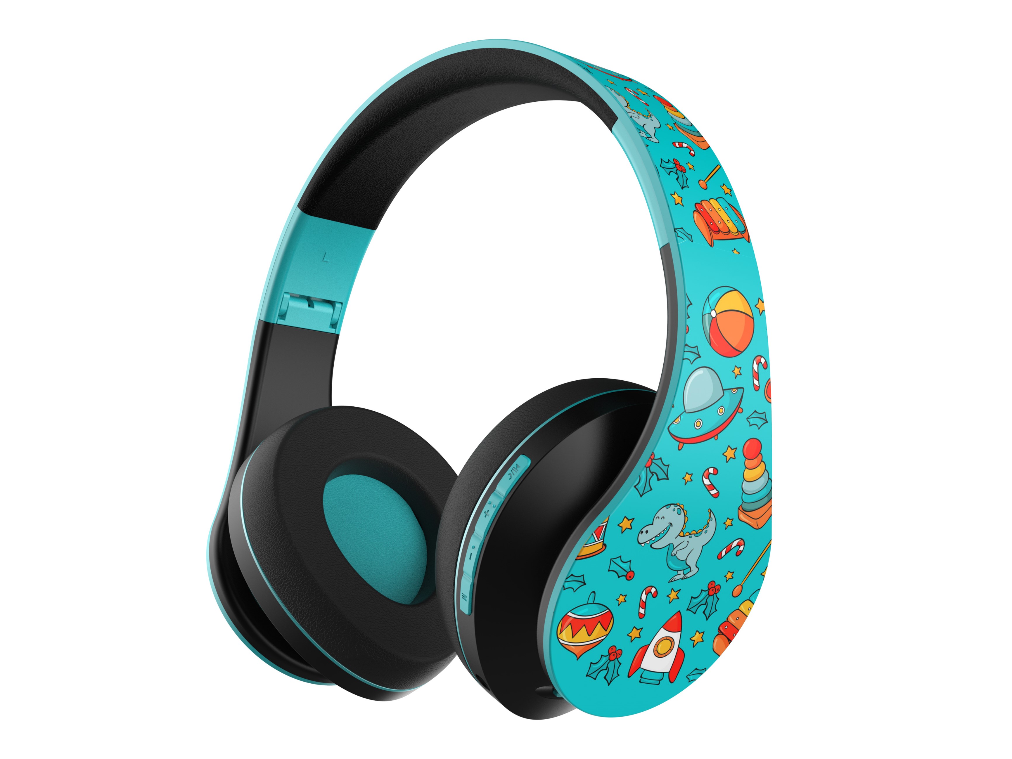 Wireless Bluetooth Headphones Over Ear, Hi-Fi Stereo Headset with Deep Bass
