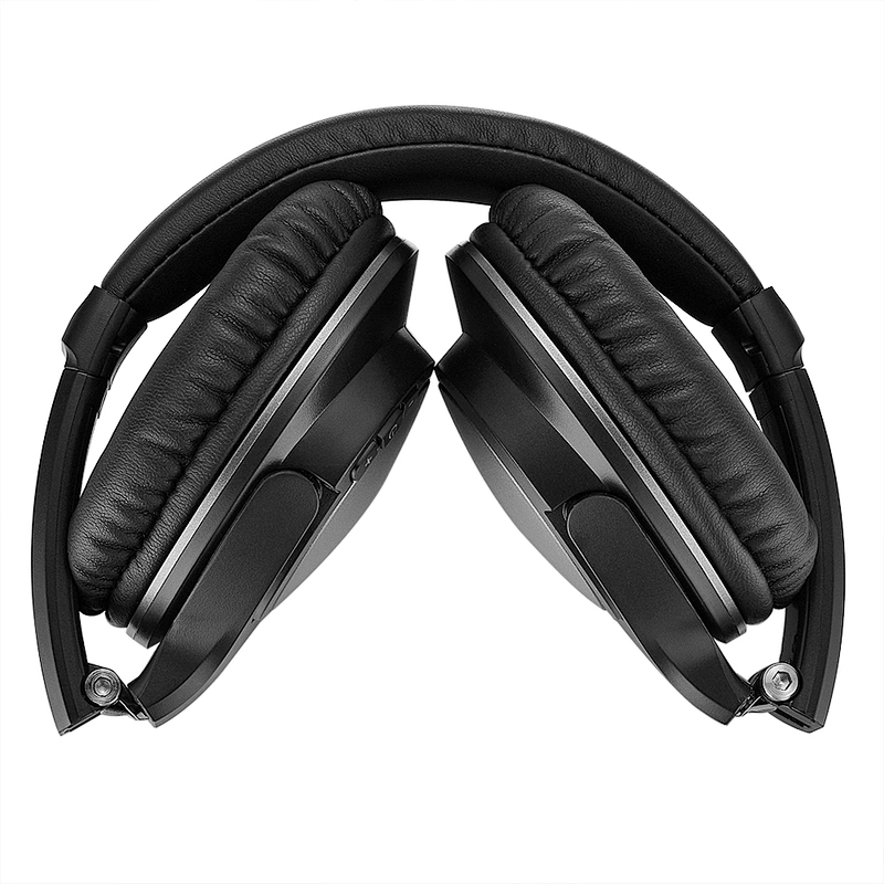 Foldable wireless headphone with SD card