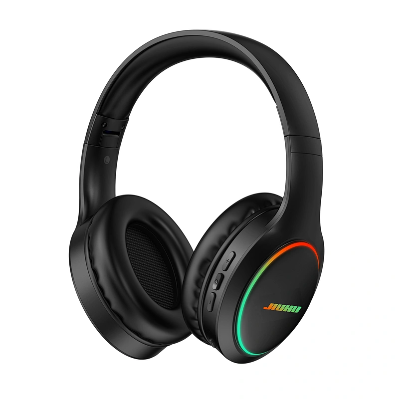 Wirless LED RGB Light Stereo Bass Wireless Bluetooth Headphones Headset