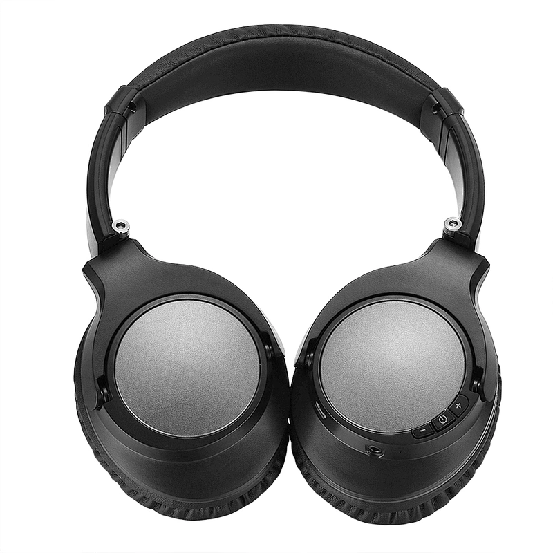 Foldable wireless headphone with SD card