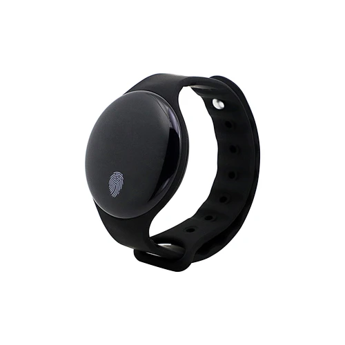 KKM ble proximity wristband temperature sensor ibeacon K68 support scanned by IOT gateway receiver