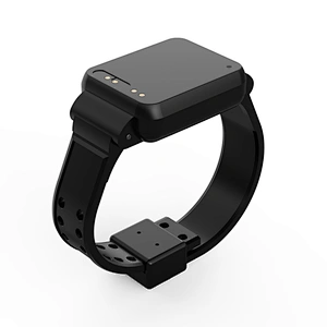 Button Trigger Real Time Body Temperature Bracelet Beacon Prisoners Electronic Bracelet