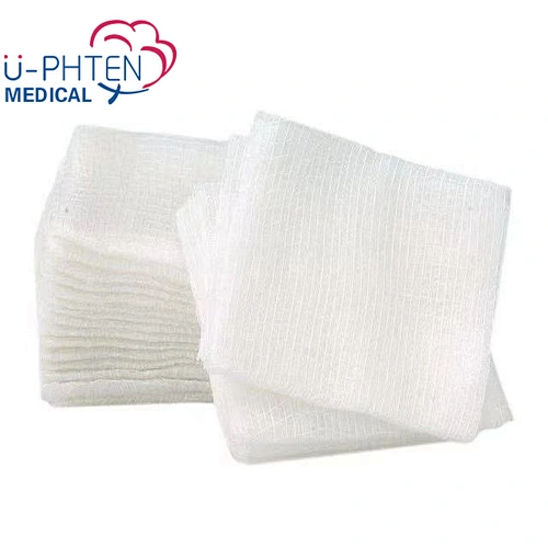 100% Natural Cotton Medical Absorbent Gauze Sponge Swab Medical Gauze Swab Sterile Pads with X-ray