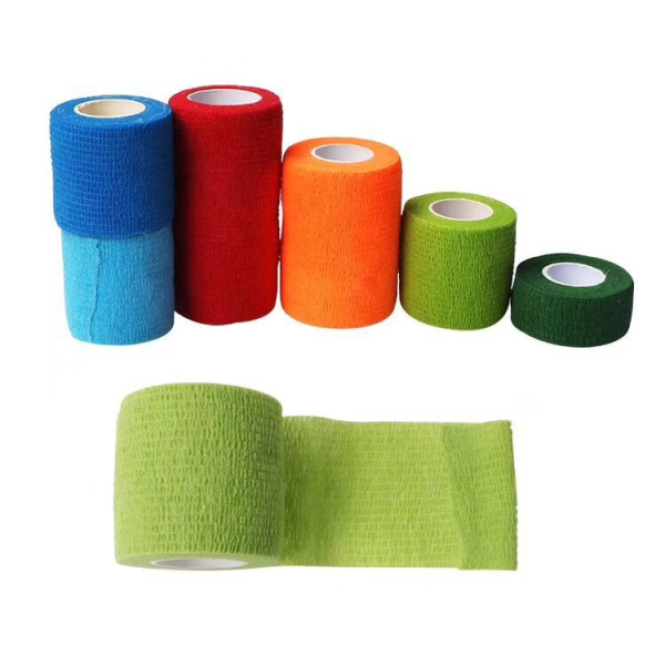 High Quality Medical Factory Colored Adhesive Tape Bandage Surgical Elastic Bandage