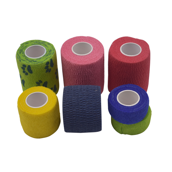High Quality Medical Factory Colored Adhesive Tape Bandage Surgical Elastic Bandage