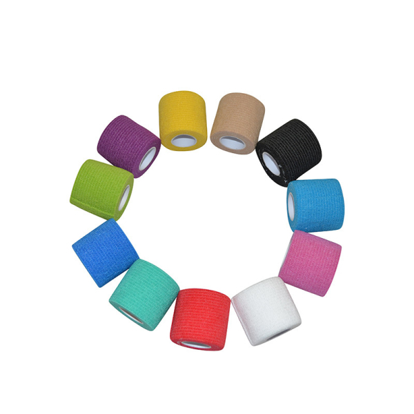 High Quality Medical Factory Colored Adhesive Tape Bandage Surgical Elastic Bandage