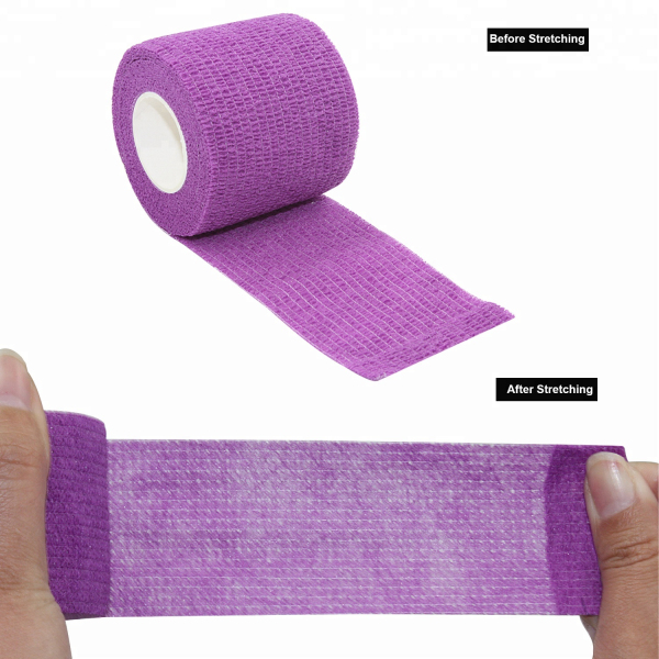 High Quality Medical Factory Colored Adhesive Tape Bandage Surgical Elastic Bandage