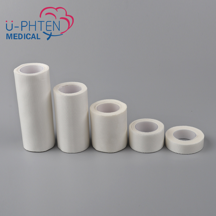 Medical Disposable Adhesive Skin Color White Color Silk Plaster Bandage Surgical Silk Tape For Wound