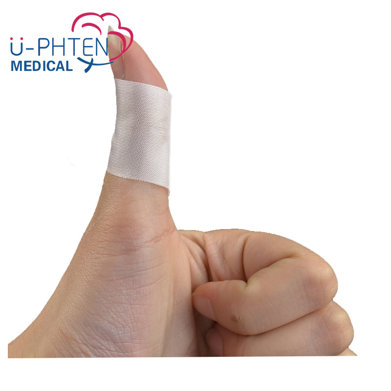 Medical Disposable Adhesive Skin Color White Color Silk Plaster Bandage Surgical Silk Tape For Wound