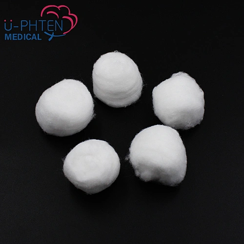 Factory Supply Sterile Non Sterile Medical Cotton Ball High Pure Disposable Bulk Medical 0.6G Cotton Ball