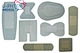 surgical non-woven wound dressing