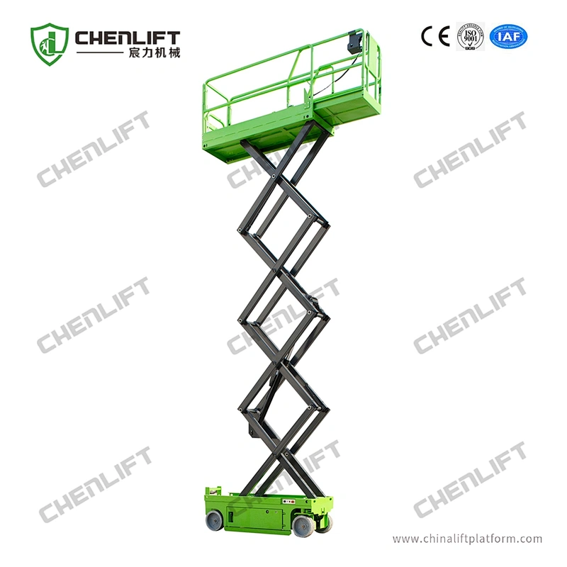 8m Platform Height 230kg Load Capacity Battery Operated Scissor Lift