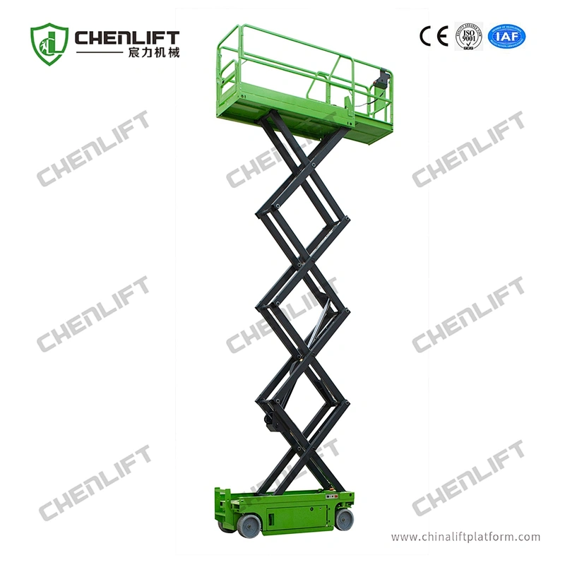 8m Platform Height 230kg Load Capacity Battery Operated Scissor Lift