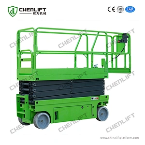 8m Platform Height 230kg Load Capacity Battery Operated Scissor Lift