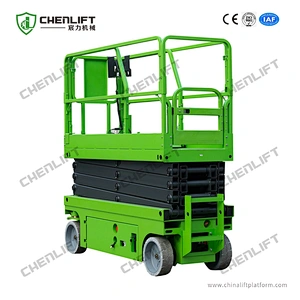 8m Platform Height 230kg Load Capacity Battery Operated Scissor Lift