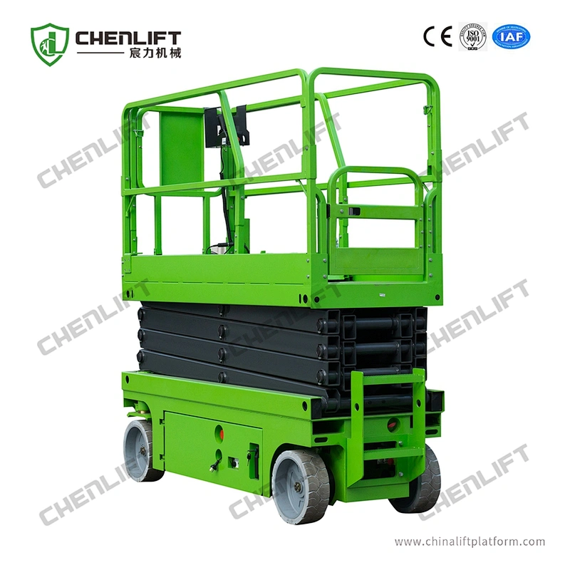 8m Platform Height 230kg Load Capacity Battery Operated Scissor Lift