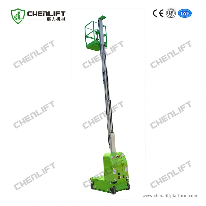 7.5m self-propelled vertical lifts-hydraulic turning wheel