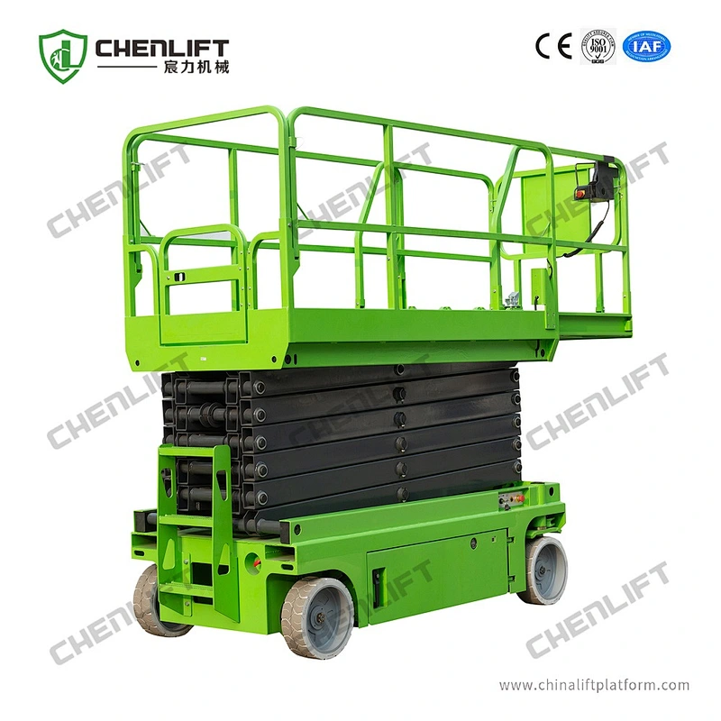 9.8m self propelled scissor lift
