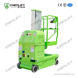 7.5m self-propelled vertical lifts-hydraulic turning wheel
