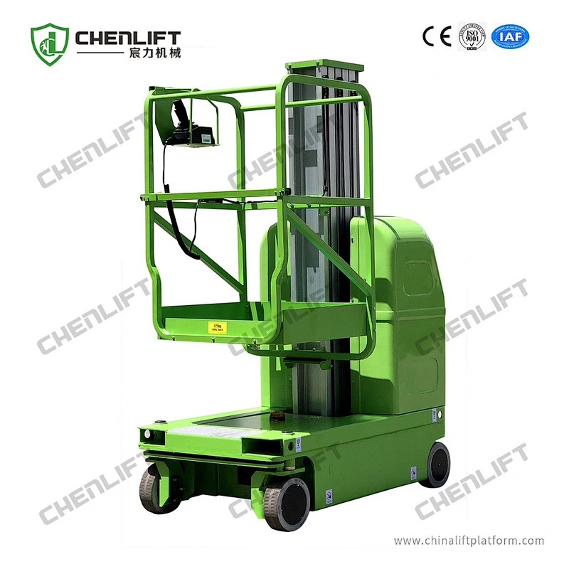 7.5m self-propelled vertical lifts-hydraulic turning wheel