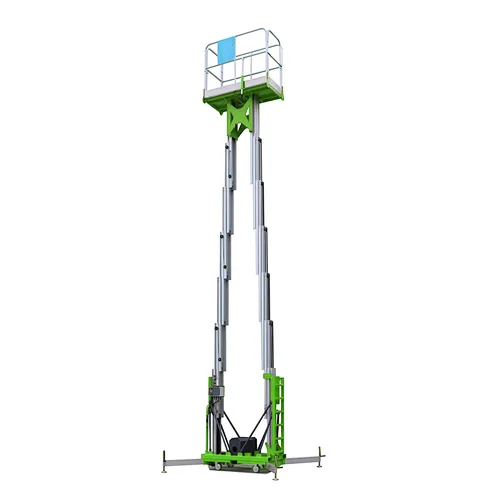 12m double masts vertical lift