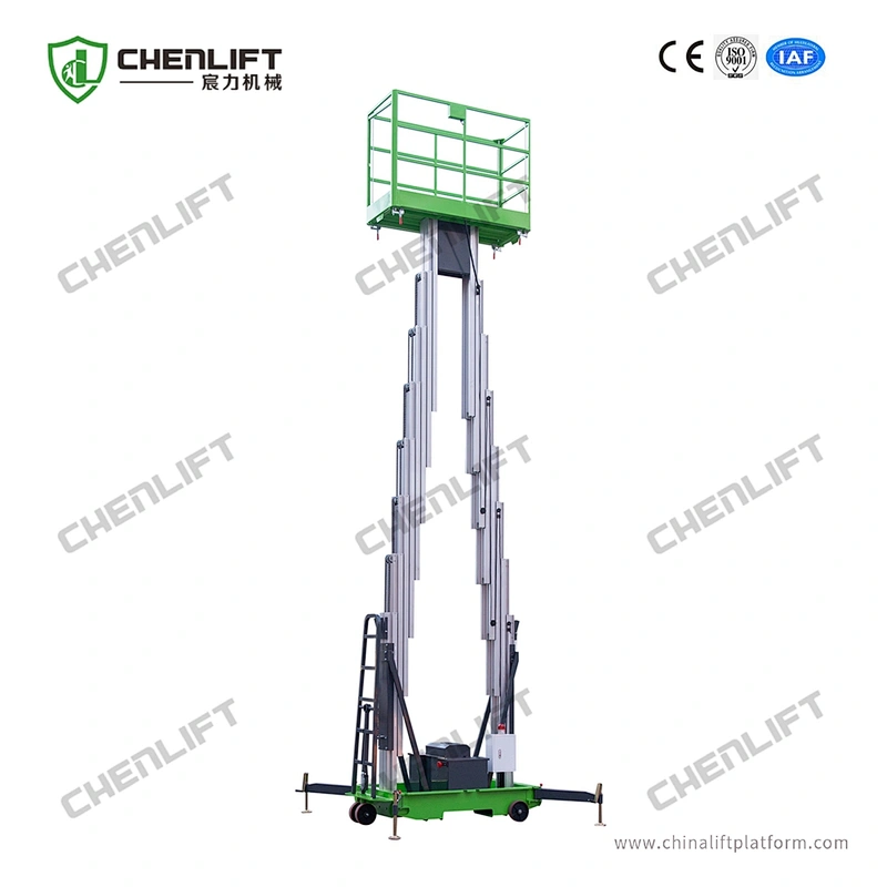 8m aluminum aerial platform (double mast)