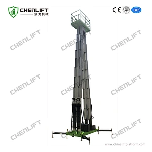 12m aluminum  aerial work platform (multi mast)