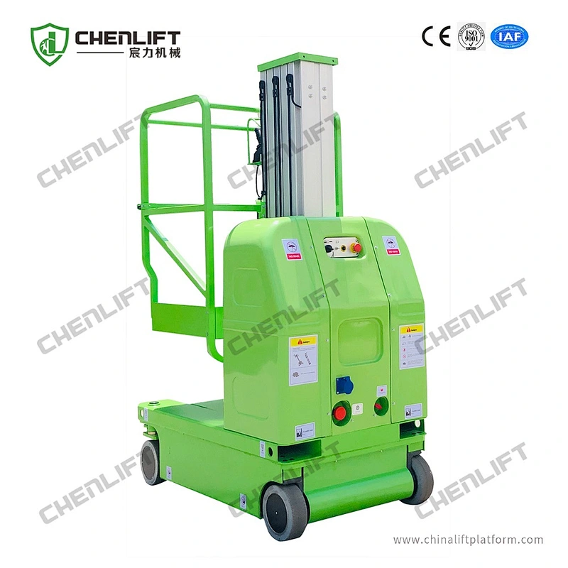 7.5m self-propelled vertical lifts-hydraulic turning wheel