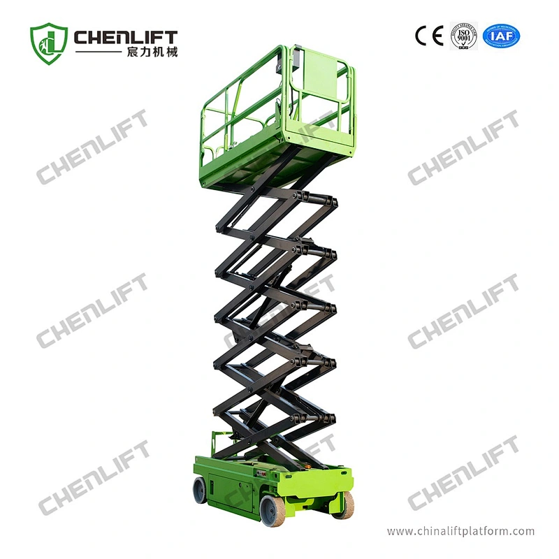 13.8m self propelled scissor lift