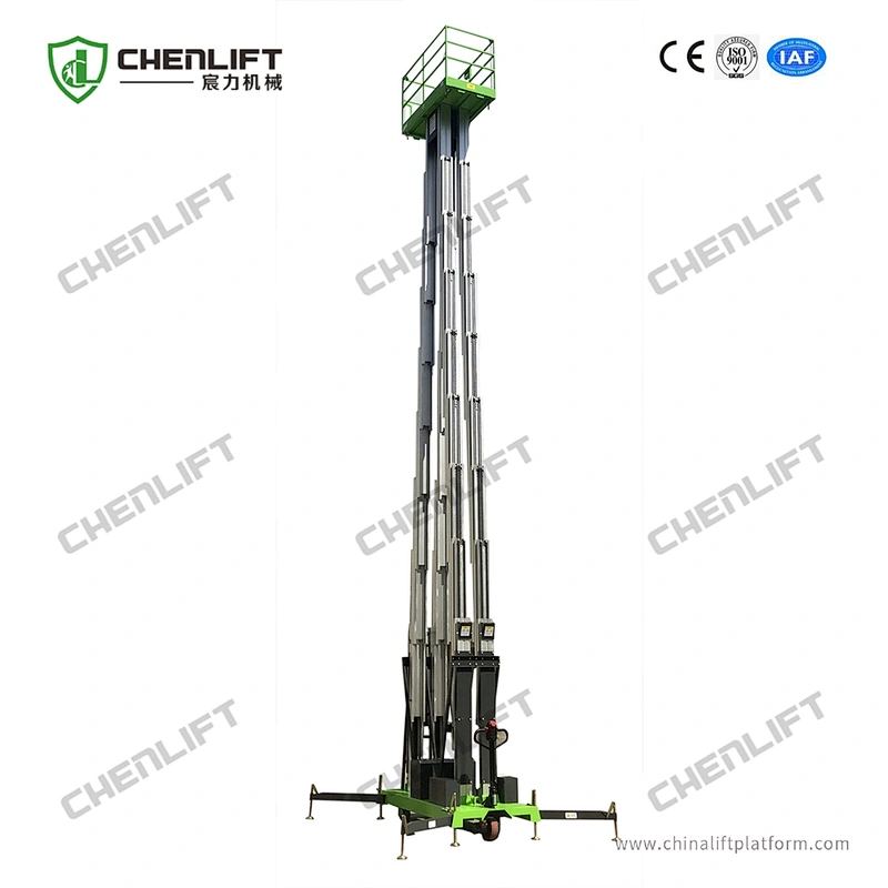 14m aluminum aerial work platform (multi mast )