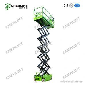 9.8m self propelled scissor lift
