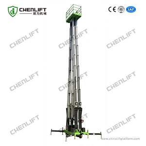 14m aluminum aerial work platform (multi mast )