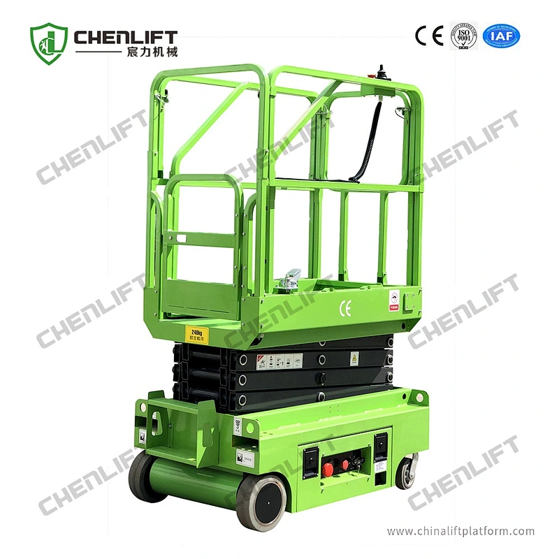 mini 3.9m self propelled scissor lift