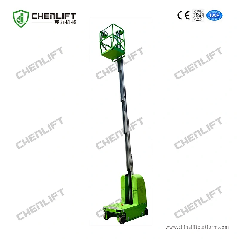 7.5m self-propelled vertical lifts-hydraulic turning wheel